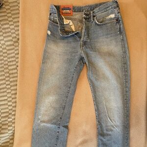 Acne Studios Bla Konst Light Wash Jeans, sz 25x30